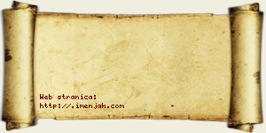 Alimpije Stojadinović vizit kartica